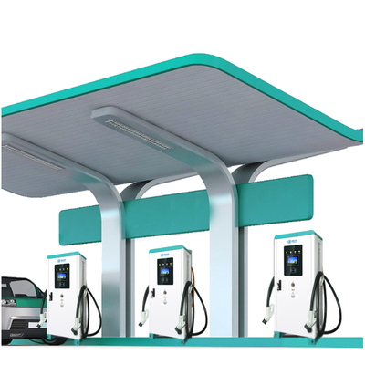Όλα σε ένα φορτιστή EV 120 kw Δάπεδο με έγχρωμη οθόνη αφής 7&quot;