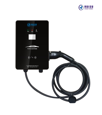 7kw Επίπεδο 2 AC Φορτιστής EV 32A Βάση τοίχου εξωτερικού χώρου IP54 Αδιάβροχο
