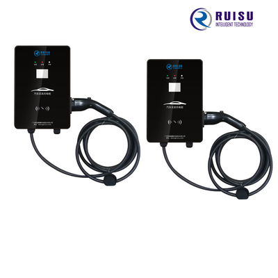 Επιτοίχιος Φορτιστής AC EV 32A Τύπος 2 Φορητός Evse με οθόνη LCD