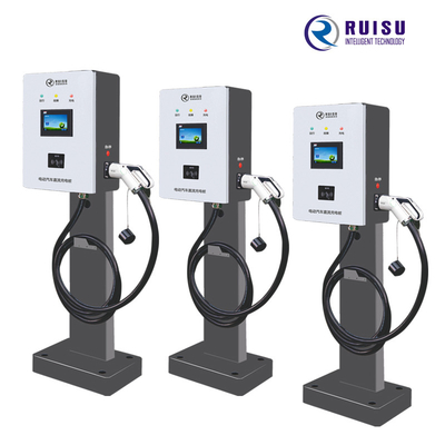 30KW εξοπλισμός χρέωσης της EV ΣΥΝΕΧΟΥΣ γρήγορος ταχύτητας φορτιστών της EV με τη χωρητική οθόνη αφής CCS1 CCS2
