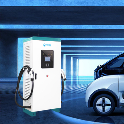 Φυσική ψύξη 60kw Φορτιστής EV , Υπαίθριο σημείο φόρτισης αυτοκινήτου CCS1 CCS2