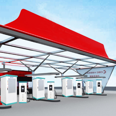 Σταθμοί φόρτισης EV 600KW, Υγρόψυκτος Ηλεκτρικός φορτιστής αυτοκινήτου Ip54 Αδιάβροχος