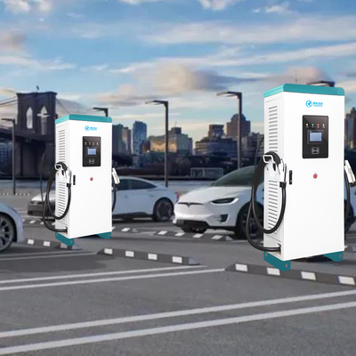 Φορτιστής EV Fast Charging DC 120kw All In One με διπλό πιστόλι φόρτισης