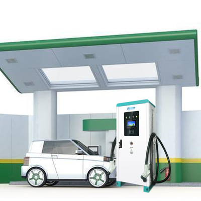 Φορτιστής EV Fast Charging DC 120kw All In One με διπλό πιστόλι φόρτισης