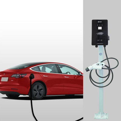 Επιτοίχιος Φορτιστής AC EV 32A Τύπος 2 Φορητός Evse με οθόνη LCD