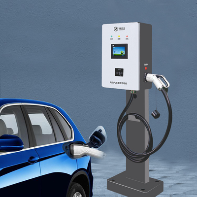 Σταθμοί φορτιστών 30KW 100A EV με 5 μέτρα πυροβόλων όπλων καλωδίων